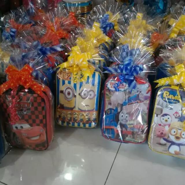 Gambar Souvenir ulang tahun anak tas karakter / paket ultah anak murah meriah / bingkisan anak tas anak / souvenir tas - paket lengkap dari M.N.S SHOP undefined Tokopedia