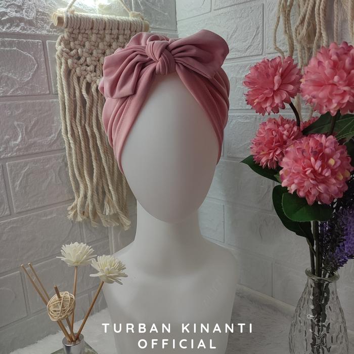 Gambar Turban Tali Jersey Korea Part 2 - Dustypink, All Size dari turbankinanti Kab. Karawang Tokopedia