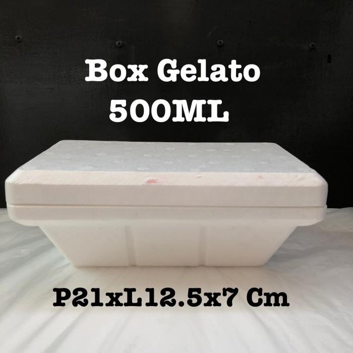Kt Styrofoam Box Ice Cream Gelato 500ml