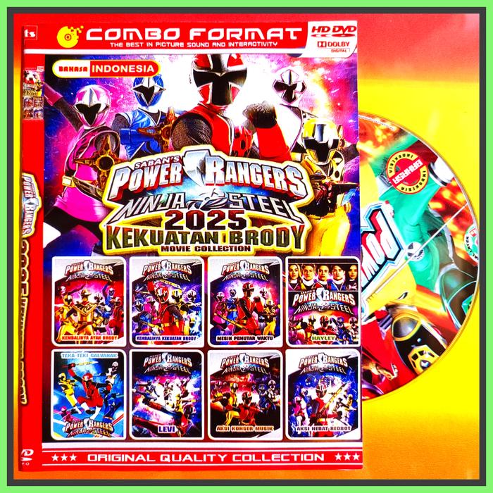 Jual Kartun Anak Koleksi POWER RANGERS Ninja Steel 2025 Bahasa ...