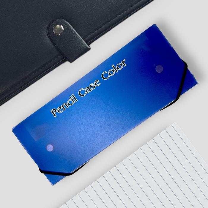 Gambar Topla Pencil Case 999 Kotak Pensil / Tempat Pensil Alat Tulis Tali Anak Sekolah lucu Warna Biru Hijau Karet Kuning Stationery - PC999-BIRU dari Topla Store undefined Tokopedia