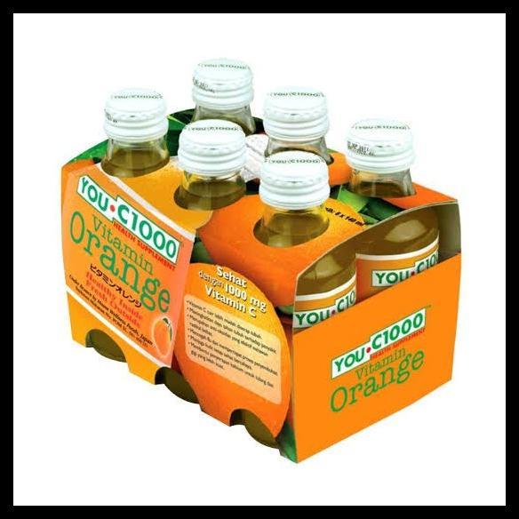 Gambar You C1000 Orange Kemasan Botol 6 X 140Ml Originalll 100% dari Bernarisan undefined Tokopedia
