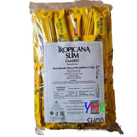 Gambar Tropicana Slim Gula Sweetener Classic Stick 100 Sachet dari fannywq undefined Tokopedia