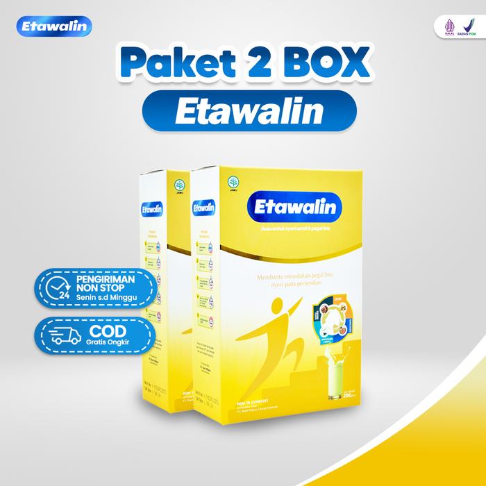 Gambar ETAWALIN PAKET 2 BOX - Susu Tulang Atasi Nyeri Sendi dan Asam Urat dari Etawalin Store Jakarta undefined Tokopedia