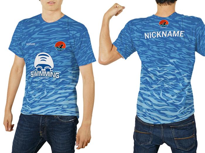 Gambar Baju Pria Kaos Jersey Renang Swimming Athletics Custom Full Printing - Lengan Pendek, S dari Uber Sublim Bandung undefined Tokopedia