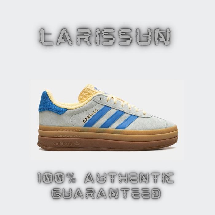Adidas gazelle bold almost blue yellow womens BNIB (100% authentic) 36 di  Larissun Tokopedia