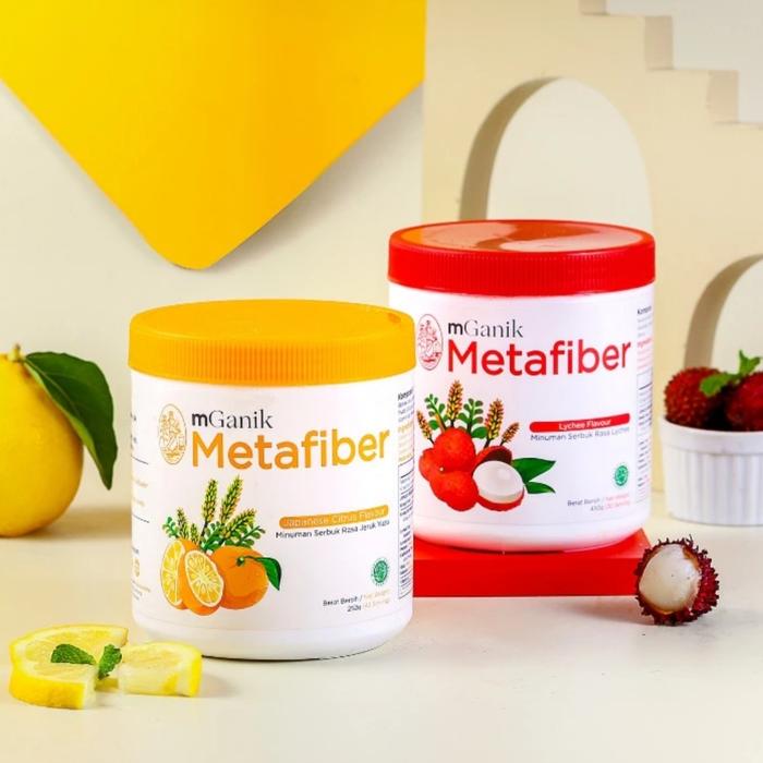 Gambar MGANIK METAFIBER NEW 450Gram 30 SERVING SERAT BEBAS GULA BPOM HALAL - Lychee ( Leci ) dari Nayla Herbal88 undefined Tokopedia