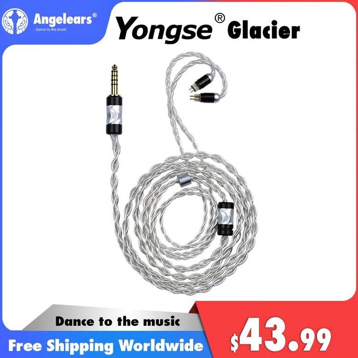 Gambar Yongse Glacier 4 core Earphone Upgrade Cable Single Crystal Copper dari Helium Mobile undefined Tokopedia