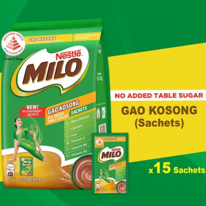 Gambar Milo Singapore Gao kosong Sachets dari Babakiwi Shop undefined Tokopedia