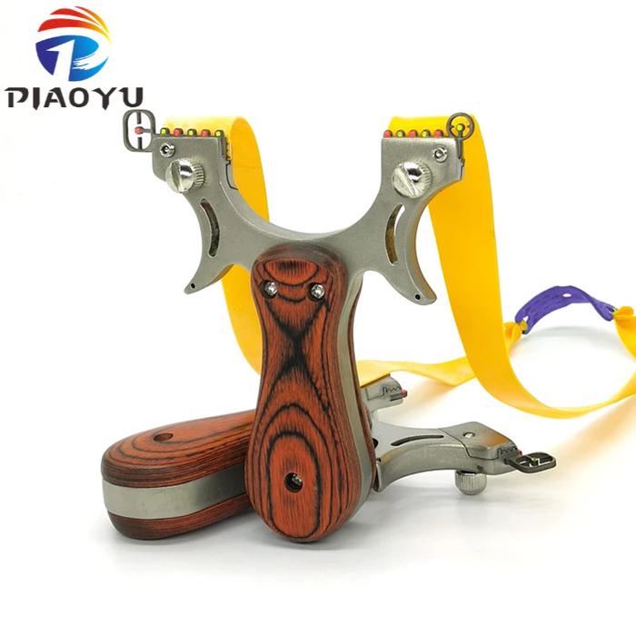 Gambar Ketapel Stainless Steel Slingshot Hunting Catapult - P1125 - Brown dari Bhemo store undefined Tokopedia