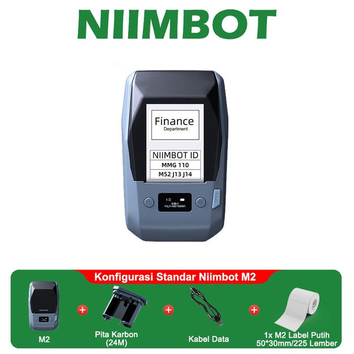 Gambar NIIMBOT M2 Transfer Termal 2 Inci Pembuat Label Bluetooth Printer Stiker Cetak Cerdas Dapat Diisi Ulang untuk Penyimpanan Kabel Rumah Sekolah Bisnis Kecil Kantor, Kompatibel dengan Ponsel & PC - Standar dari NIIMBOT Indonesia undefined Tokopedia
