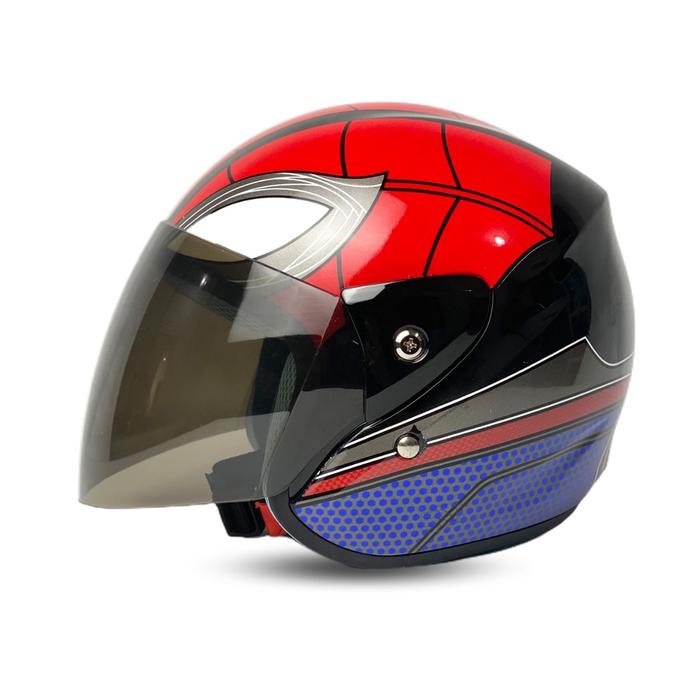 Gambar Helm Motor Anak Karakter SNI Umur 3 4 5 6 7 8 Tahun - SPIDERMAN HITAM, 3-5 TAHUN dari LISTIYA STORE undefined Tokopedia