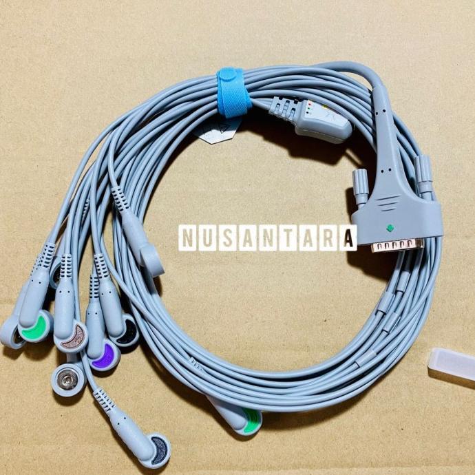Gambar Original Kabel Ecg Edan Exercise / Cable Treadmill 12 Lead / 12 Chanel - UNIVERSAL dari alkes indoo undefined Tokopedia