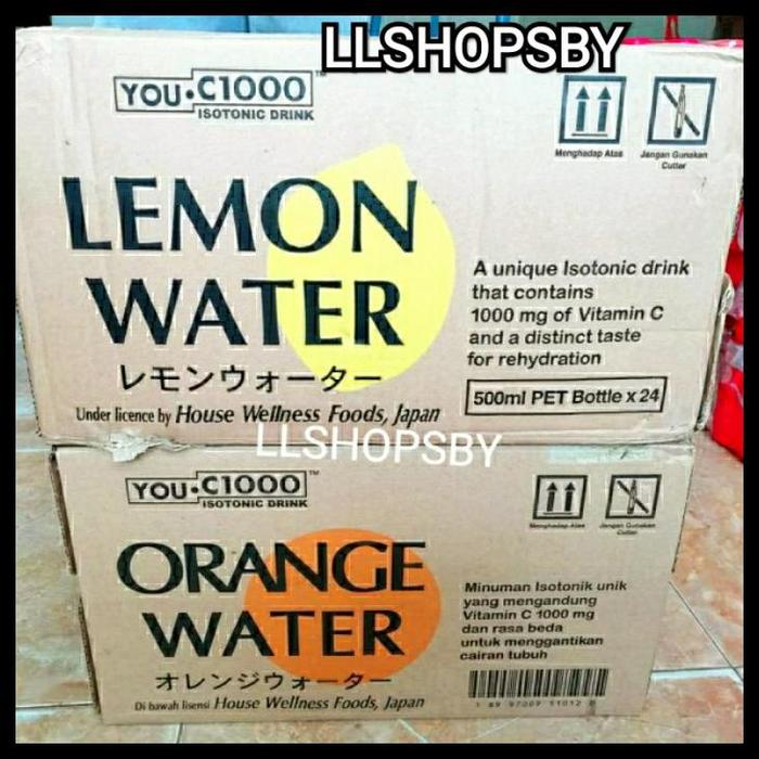 Gambar You C1000 Orange Water Lemon Water 500Ml 1 Box Isi 24 Originalll 100% - Orange Water dari Bernarisan undefined Tokopedia