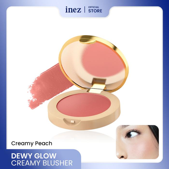 Gambar INEZ 900 Dewy Glow Creamy Blusher 4g / blush on / cream blush - Creamy Peach dari Hangvalen undefined Tokopedia