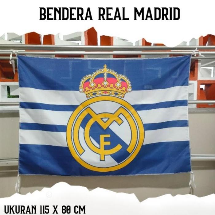 Gambar KREATIF BENDERA REAL MADRID FLAG MADRID BESAR TERMURAH BANGET - G dari Jason Shhop undefined Tokopedia