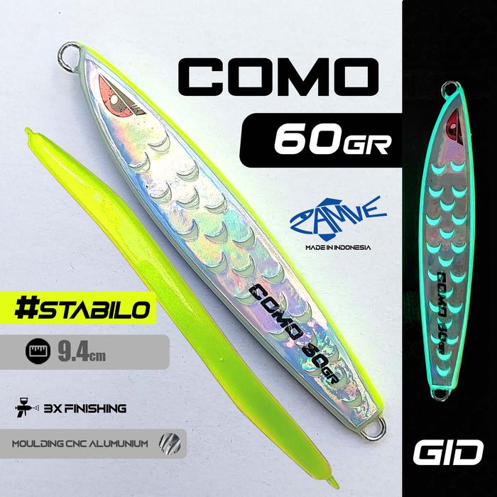 Gambar Metal Jig Polkadot Zamve Como 60Gr Metal Jig 60Gr Metal Jig 60Gram - Stabilo dari Sagara Pancing undefined Tokopedia