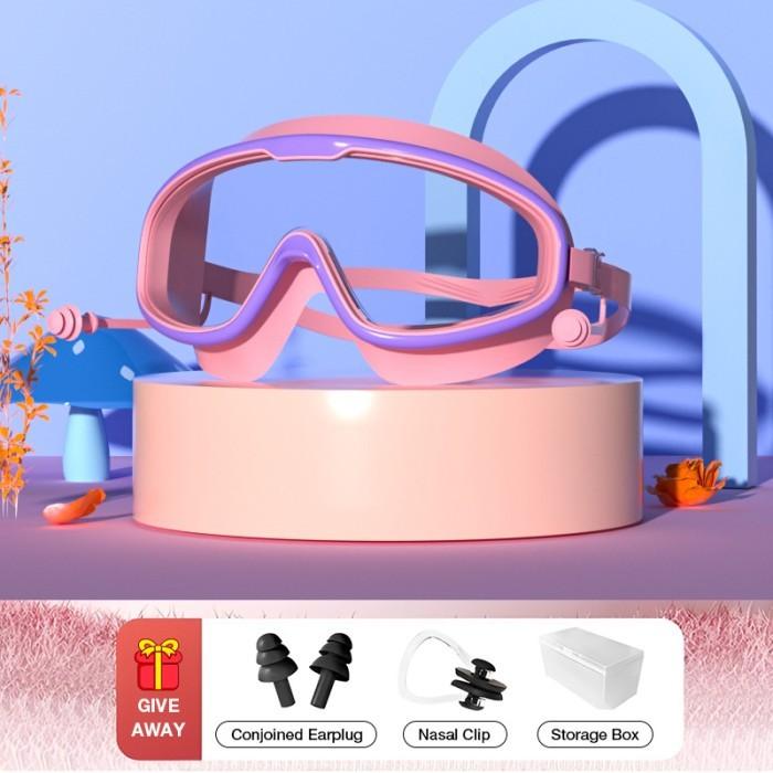 Gambar Preffered Kacamata Renang Swimming Goggles Kacamata Renang Anak -  PinkPurple dari Preferred Official Shop undefined Tokopedia