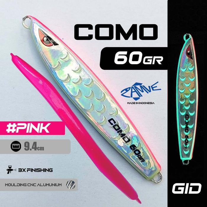 Gambar Metal Jig Polkadot Zamve Como 60Gr Metal Jig 60Gr Metal Jig 60Gram - Pink dari Sagara Pancing undefined Tokopedia