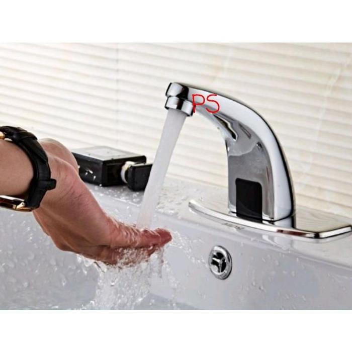 Gambar Kran sensor otomatis kran wastafel cuci tangan otomatis tanpa kontak - K.WHAST-SENSOR dari CV MERCANO undefined Tokopedia