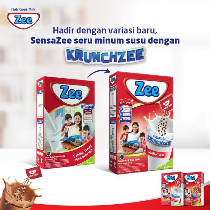 Gambar Zee KrunchZee Swizz Chocolate Milk - Vanilla Twist, 337,5 dari sakinahcollection_ undefined Tokopedia