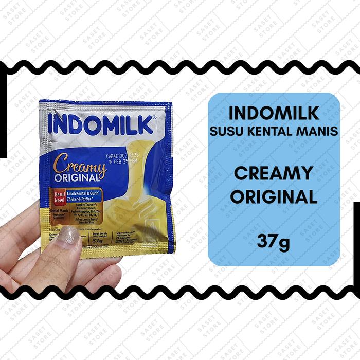 Gambar Indomilk Susu Kental Manis Putih 37g Sachet SKM dari Saset Store undefined Tokopedia