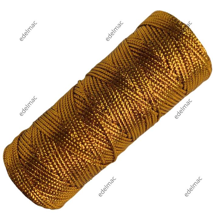 Gambar Bom Tali Emas Gold Sier Bouquet Binding Rope Tag Gift Packaging Wrap - Gold 1.5mm dari Islamil House undefined Tokopedia