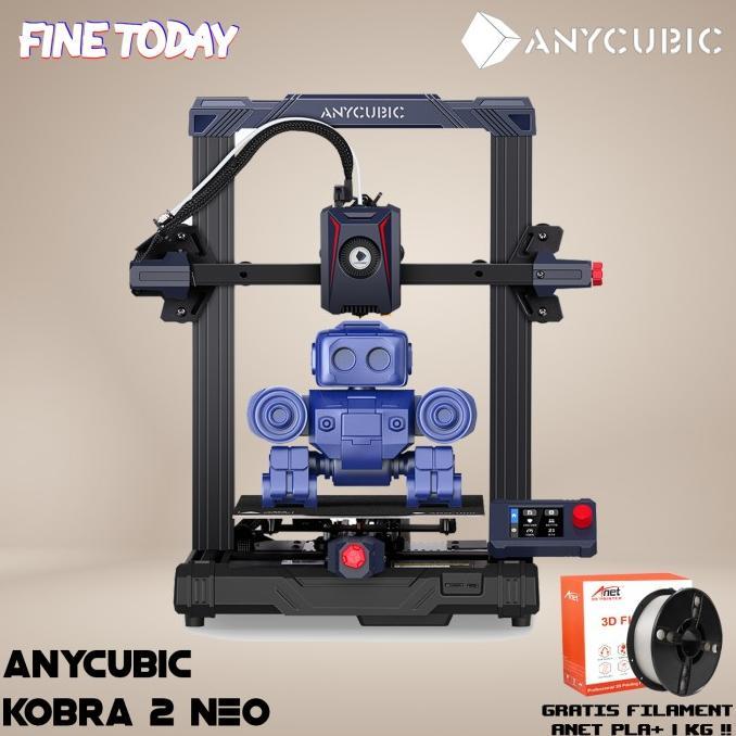 Gambar 3D Printer Anycubic Kobra 2 Neo Autolevel High Speed Printing 32 bit dari ryanonline88 undefined Tokopedia