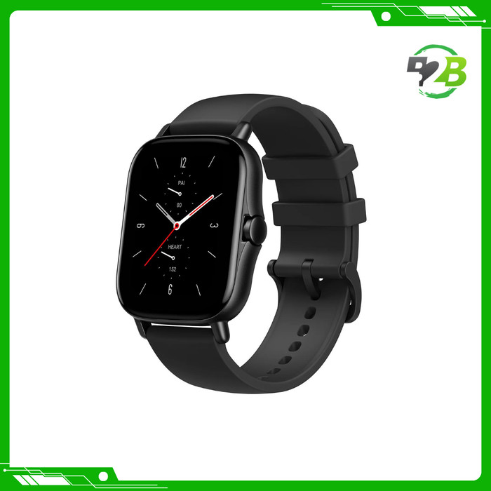 Gambar Amazfit GTS 2 Smart Watch 1.65 inch AMOLED Display GPS 90 Sport Modes 5ATM Water Resistant ENC Bluetooth Call Smartwatch - Black dari b2b mobile undefined Tokopedia