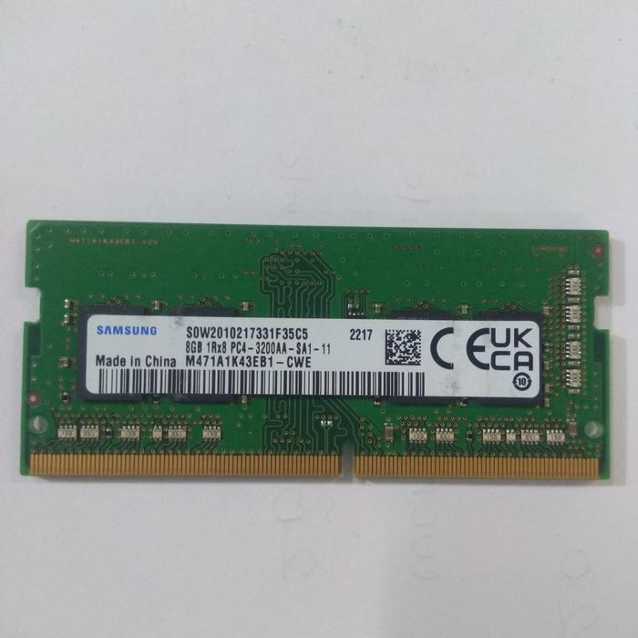 Sodimm Ddr4 8gb Pc 3200 Ram Laptop Micron Samsung Skhynix Murah
