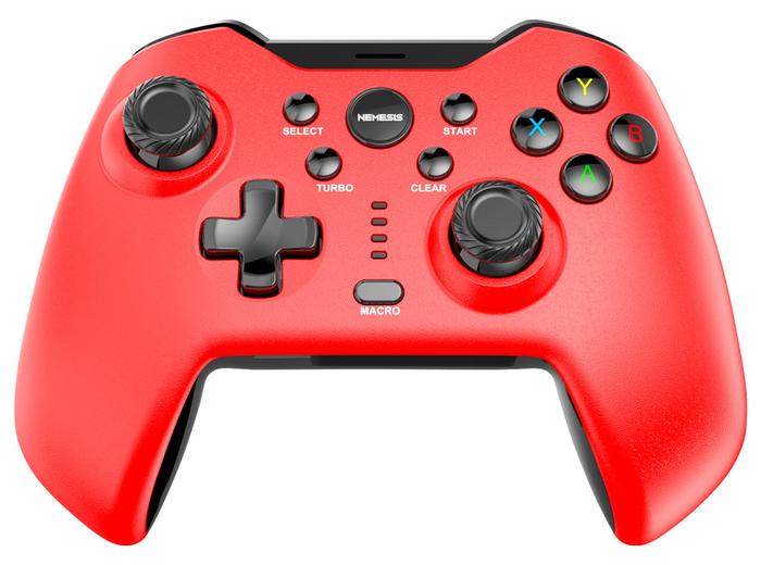 Gambar Gamepad  Wireless NYK Nemesis 2.4Ghz with Macro ATLAS GPW700 - Merah dari Reformasi Computer undefined Tokopedia