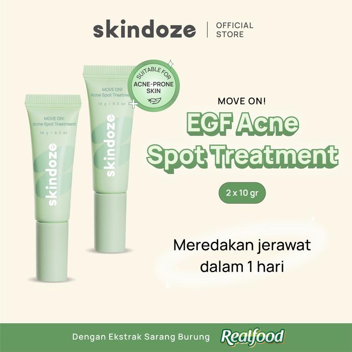 Gambar SKINDOZE Move On Acne Spot Treatment - 10 gr x 2 dari Skindoze undefined Tokopedia