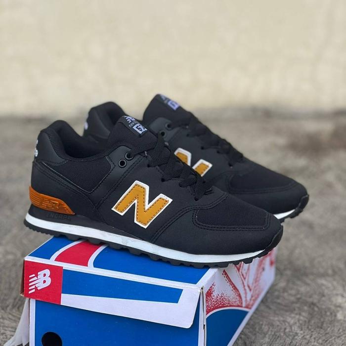 Sepatu Nb Nb 452 Orange Jual SEPATU NB 574 Black Gold Import Lokal