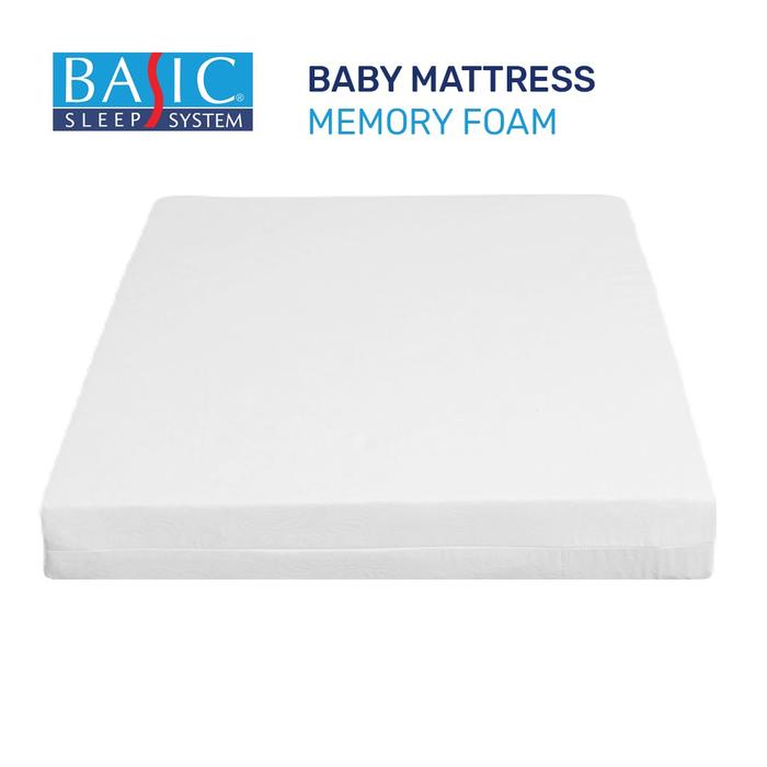 Gambar Basic Kasur Bayi / Mattress Babyi Box Matras Tidur Ranjang - Putih, 120x70 dari Basic Springbed undefined Tokopedia
