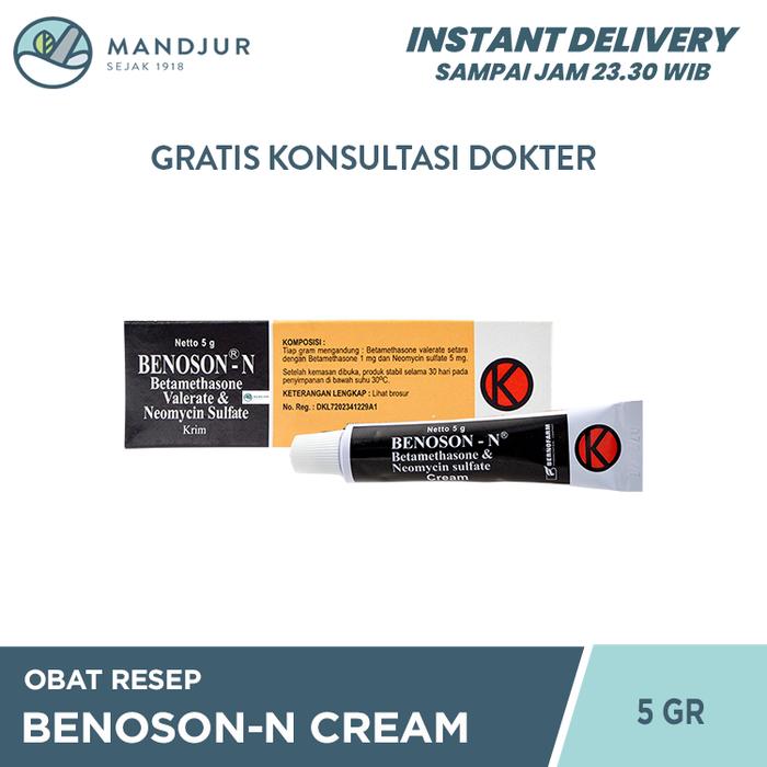 Gambar Benoson N Cream 5 g / Salep Gatal / Alergi / Eksim dari Apotekmandjurofficial undefined Tokopedia