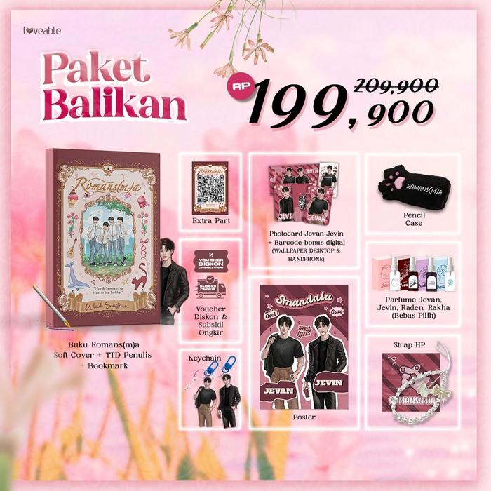 Gambar PRE ORDER Buku Novel - ROMANS(M)A - Windi Sulistriani - Loveable - Bumifiksi 07 Juni 2024 - BALIKAN, RAKHA dari BumifiksiJogjakarta undefined Tokopedia