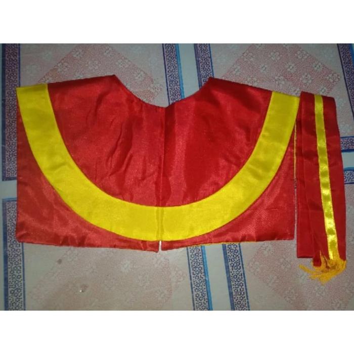Gambar Baju Toga Wisuda Anak TK Pre Order - Merah Ls Kuning, XL dari Isa85 undefined Tokopedia