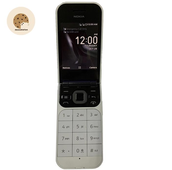 Gambar HP NOKIA 2720 FLIP DUAL SIM GARANSI HP 1 bulan - Putih dari chococookiestores undefined Tokopedia
