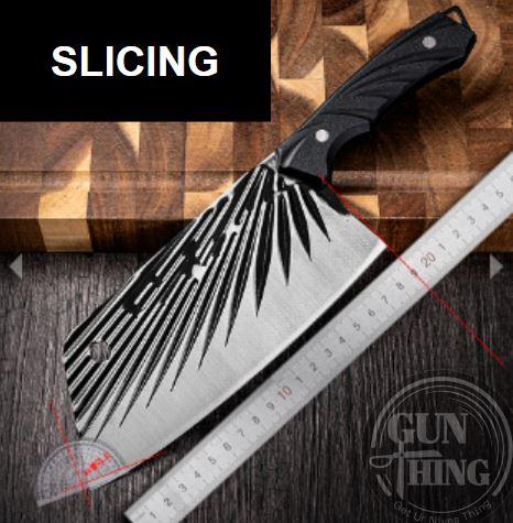 Gambar Pisau Dapur River Marking / Pola Sungai - Chef / Carving / Boning Knife - Gunthing damaskus - CHOPPING dari GunThing undefined Tokopedia