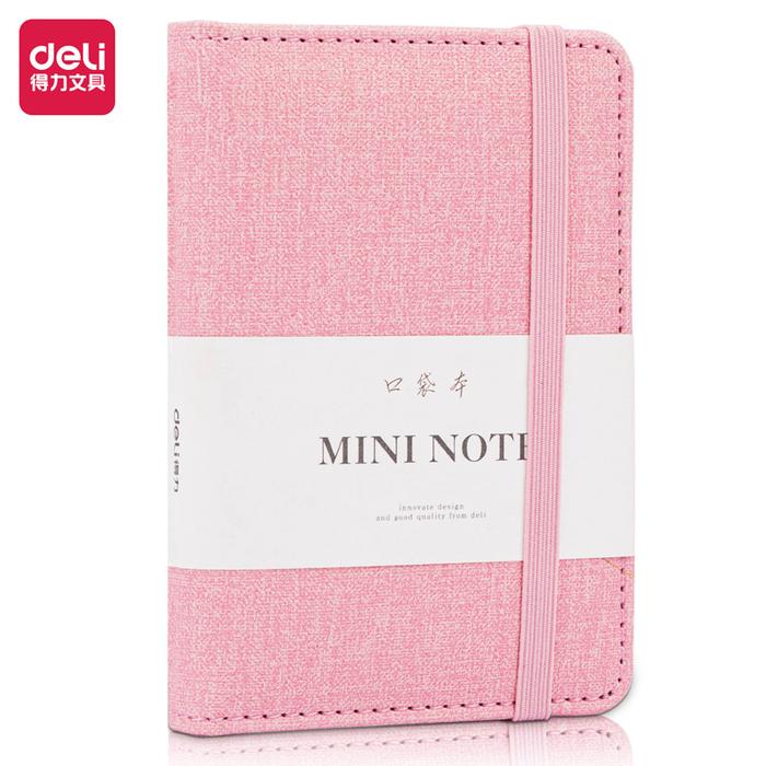 Gambar Deli Buku Catatan / Planner / Hard Cover Notebook 96 sheets 22235 - Merah Muda dari Deli Office Automative undefined Tokopedia
