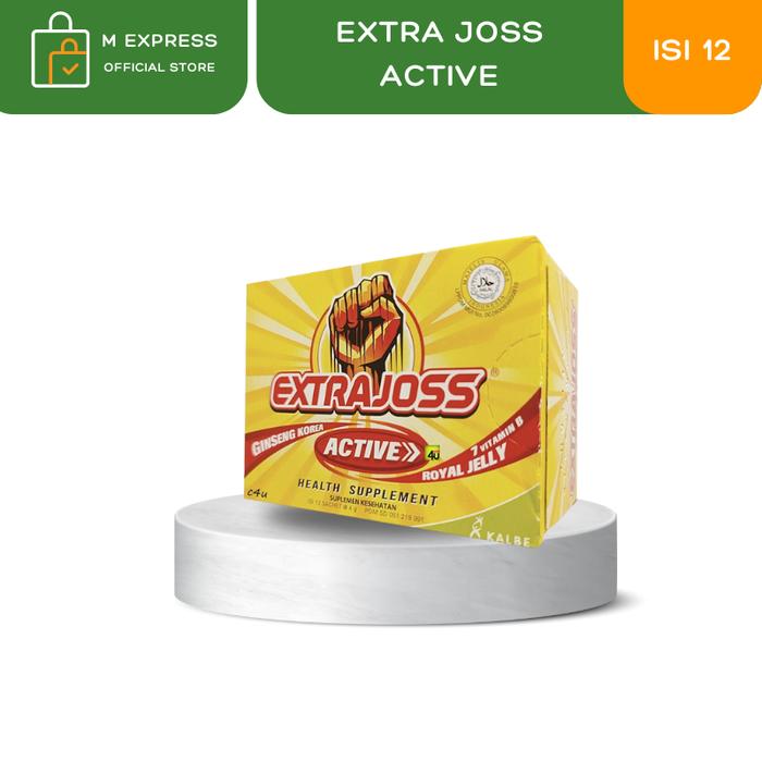 Gambar Extra Joss Active Laki minuman vitamin energi 1 box 12 sachet dari Megamart Express undefined Tokopedia