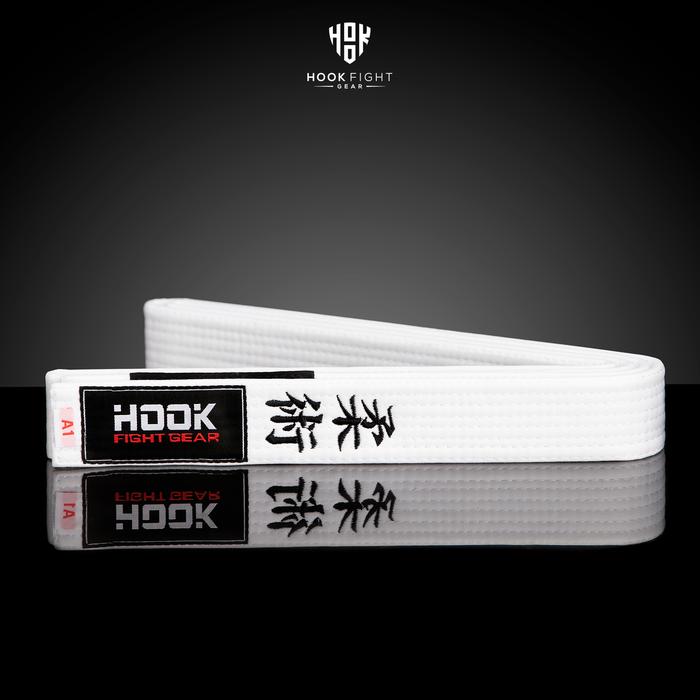 Gambar SABUK JIUJITSU HOOK FIGHT GEAR, SABUK BJJ, SABUK BRAZILIAN JIUJITSU - Putih, A0 dari Sarung Tinju Ori undefined Tokopedia