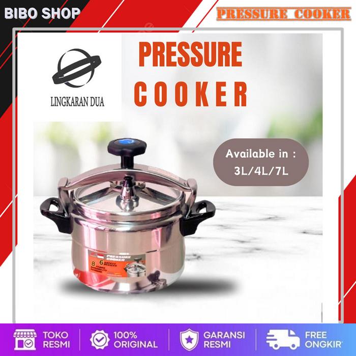 Gambar Panci Presto Tahan Ledakan Extra Tebal 3L / 4L / 7L / 11L  Pessure Cooker Original Almunium Panci Pelunak Pelembut Daging - 11L dari EmpatSaudaraJaya undefined Tokopedia