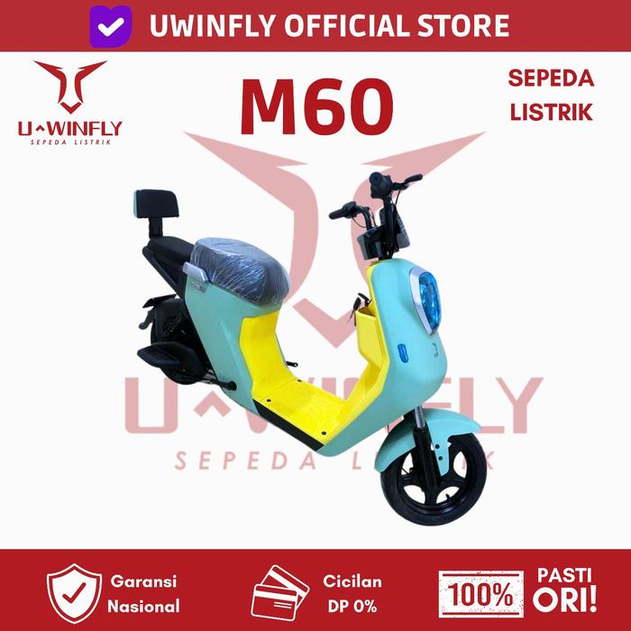 Gambar Sepeda Listrik Uwinfly M60 Garansi Resmi Uwinfly Indonesia - BLUE, Non Asuransi dari U-Winfly Indonesia undefined Tokopedia