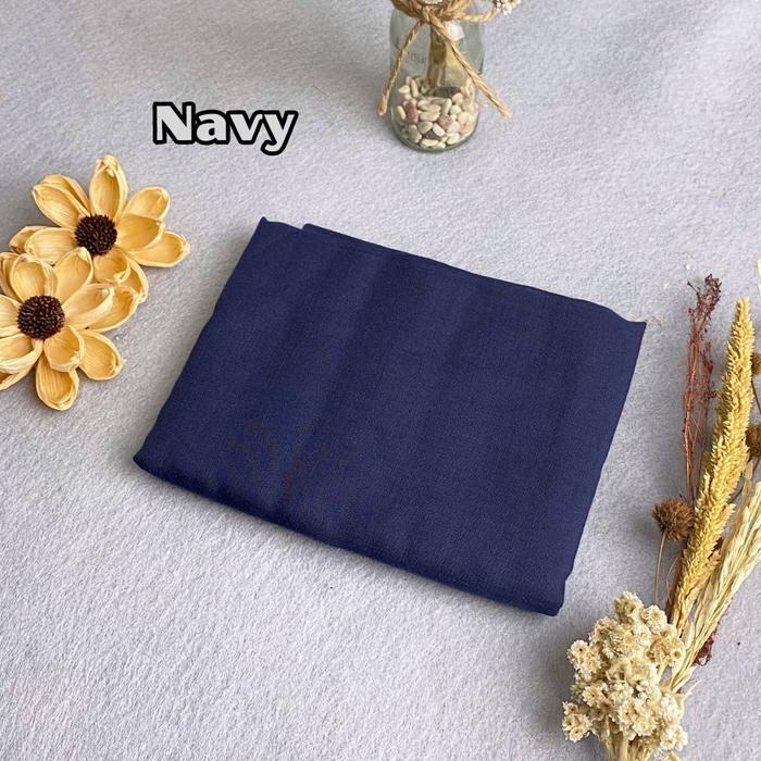 Gambar SEGI EMPAT VOAL PARIS PREMIUM MURAH // HIJAB PARIS VOAL PREMIUM - NAVY dari ANRA Hijab Official undefined Tokopedia