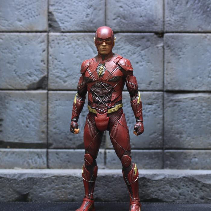 Jual 1/12 Custom DC Mezco The Flash Barry Allen Ezra Miller Justice ...