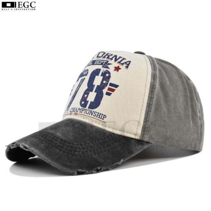 Gambar TOPI BASEBALL CALIFORNIA VINTAGE / TOPI BASEBALL PRIA DAN WANITA - TB-002 - Abu Hitam dari EGC STORE 889 undefined Tokopedia