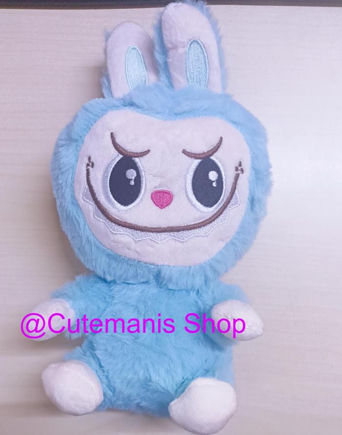 Gambar Labubu Mainan  Boneka Labubu The Monster Labubu Kado Ulang Tahun - Biru Muda dari CutemanisShop undefined Tokopedia