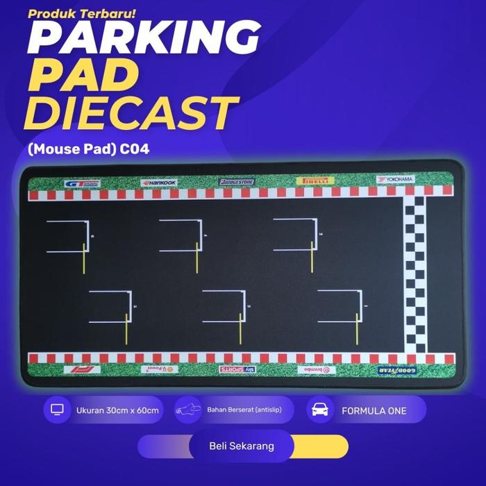 Gambar TERKINI PARKING PAD DIECAST DEKSTOP DIORAMA MOUSE PAD DIECAST LOT - C04 dari Lapak Ruby Mitchell undefined Tokopedia