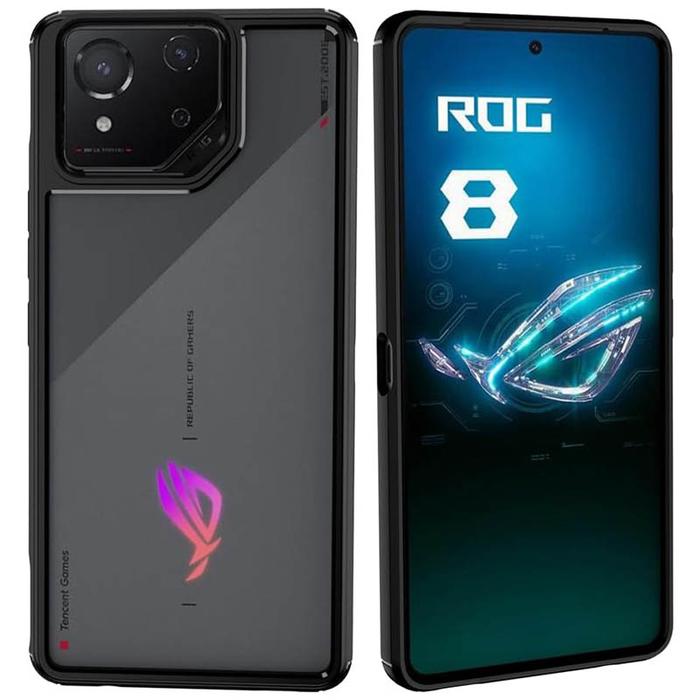 Gambar Vision Armor Case Asus ROG Phone 8 - 8 Pro - Acrylic Clear Transparent Transparan Casing PC TPU Cover Soft Hard Rugged Hybrid Edition dari Logay Acc undefined Tokopedia